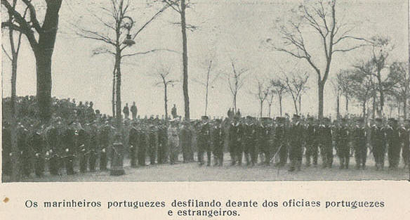 Marinheiros Portugueses em Brest, 1918, Ilustração Portuguesa N63