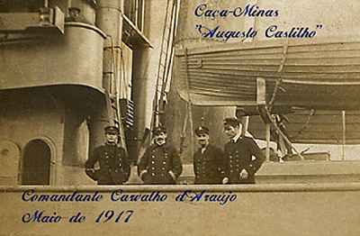 A bordo do "NRP Augusto Castilho" 1917