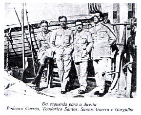 A bordo do vapor "Moambique", 1917, a caminho de Mocimboa da Praia (Moambique), (foto Coronel Pinheiro Corra)